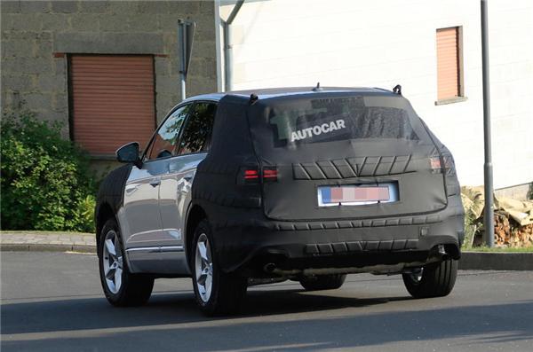 2017款大众途锐对标沃尔沃XC90 谍照曝光