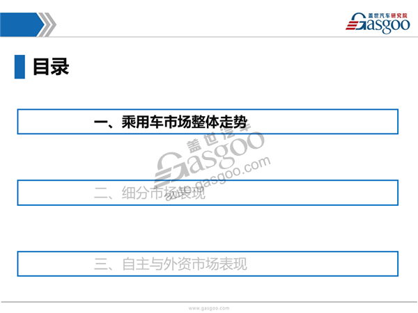 盖世汽车研究院：2017年1月乘用车市场销量全面解析