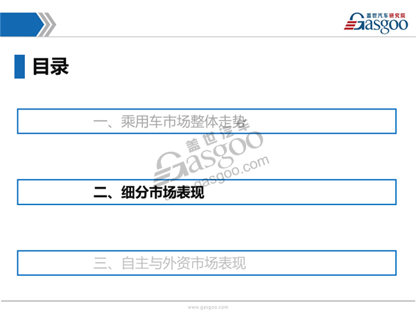 盖世汽车研究院：2017年1月乘用车市场销量全面解析