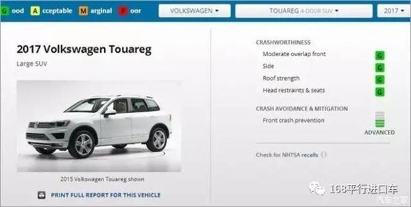 ，2017最安全SUV盘点