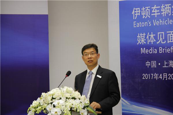 伊顿在2017上海国际车展推出基于4挡变速箱的纯电驱动系统, 助力中国客运转型