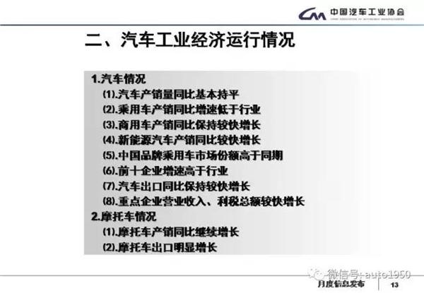 2017年5月汽车产销大数据：同比累计增长4.5%