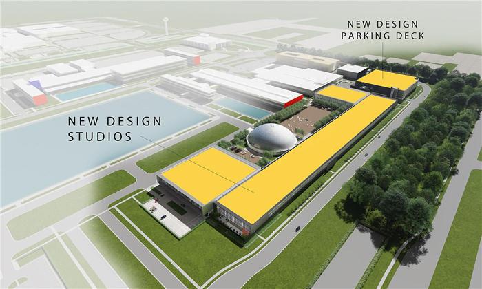 通用扩建密歇根技术中心设计室