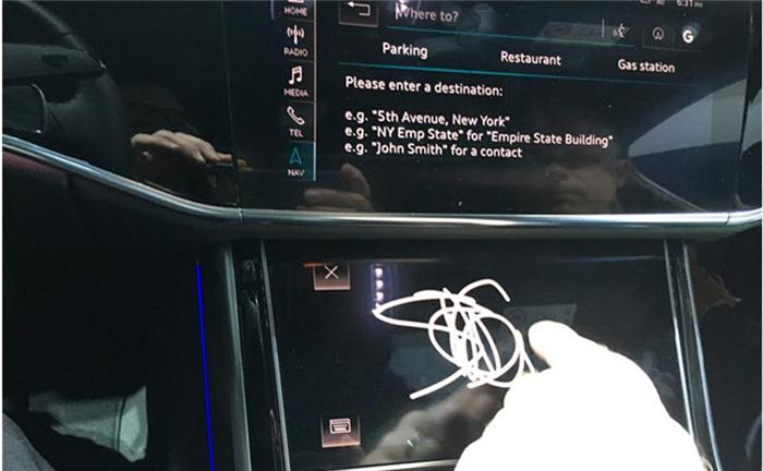 搭载革新式手写识别系统 2019款奥迪A8震撼推出