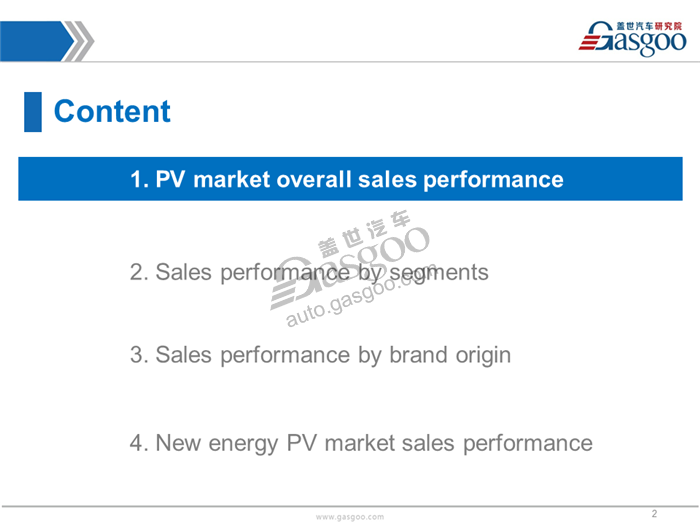 【Sales Analysis】Sales Analysis of 2017 Nov.  PV Market(including NEV)