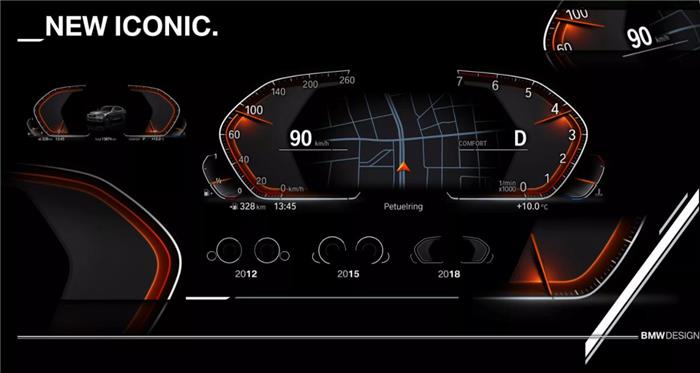 宝马在2018数字日活动展示新款iDrive系统及仪表板
