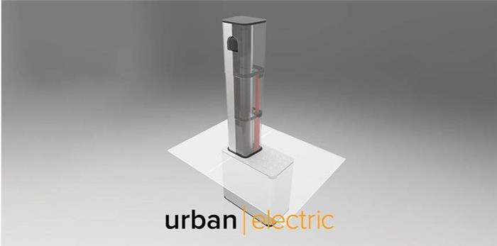 Urban Electric发布伸缩式电动车充电站UEone