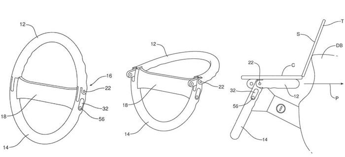 福特折叠式方向盘专利获批 可用作笔记本电脑支架
