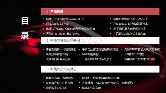 2018年CES Asia展汽车新技术分析报告重磅出炉