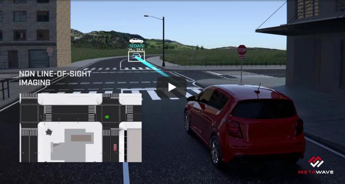 Metawave研发了一款毫米波雷达传感器及天线 助力4级和5级自动驾驶