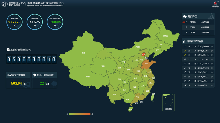 北汽新能源连续四年获得新能源汽车用户满意度第一