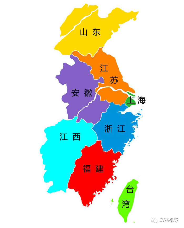 中國(guó)34省市新能源汽車產(chǎn)業(yè)規(guī)劃（二）：華北、華東12省市新能源汽車產(chǎn)業(yè)規(guī)劃