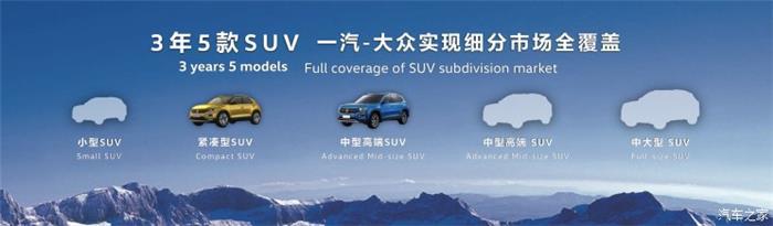 新车，一汽-大众T-Roc,一汽-大众紧凑型SUV,一汽大众探歌