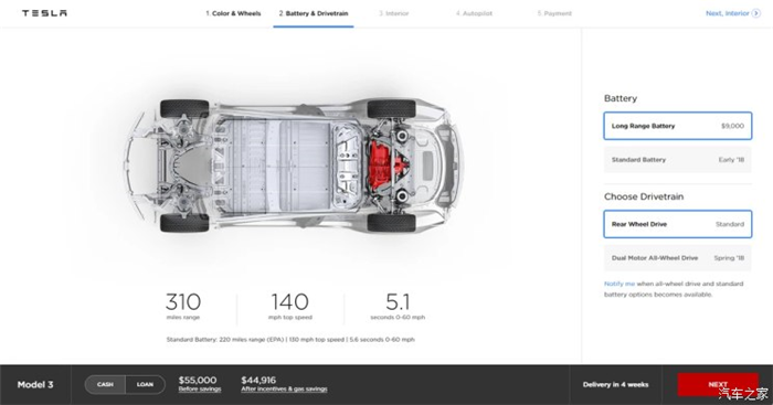 『特斯拉MODEL 3电池组及动力系统定制』