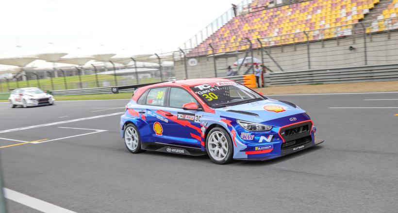 现代i30 N TCR领跑全场 勇夺TCR上海站冠军