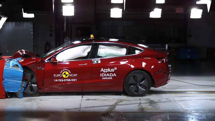 电动汽车,新车,特斯拉Model 3碰撞测试 电动汽车,新车,特斯拉Model 3碰撞测试