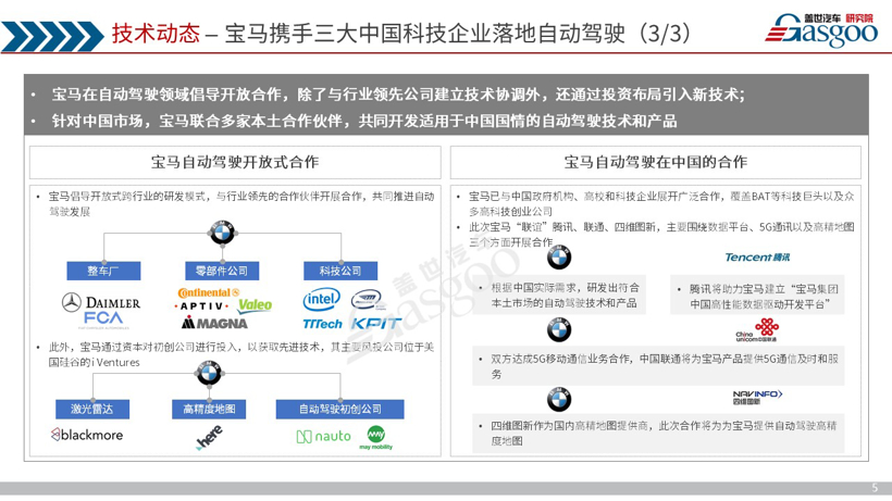 《盖世汽车产业洞察·双周刊》（第五期）
