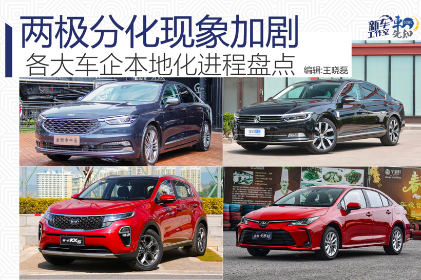 新车，销量，7月销量,合资车企本地化进程