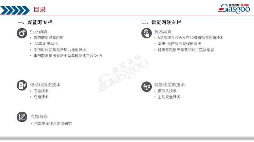 《盖世汽车产业洞察·双周刊》（第九期）
