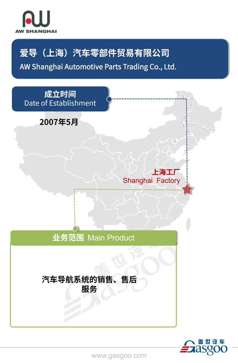 全球主流汽车零部件供应商——爱信集团在华产业布局图