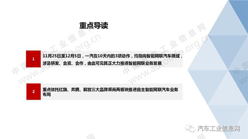 一汽集团的智能网联业务解析