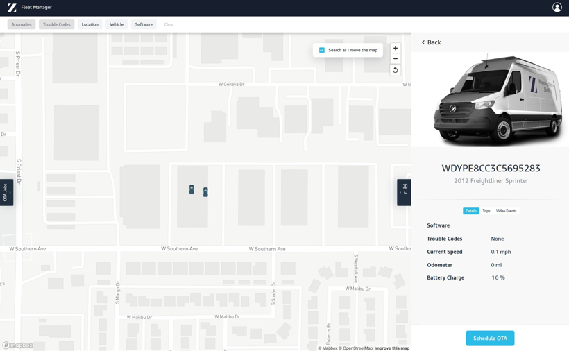 前瞻技术，ZEV,软件定义电动汽车，智能云平台，车队管理功能Fleet Management Functionality