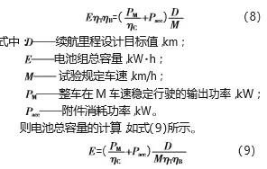  动力电池容量