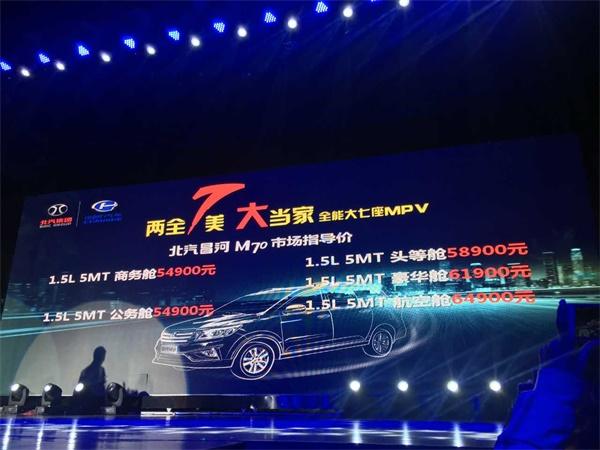 如此大车只卖六万 北汽昌河新MPV正式上市