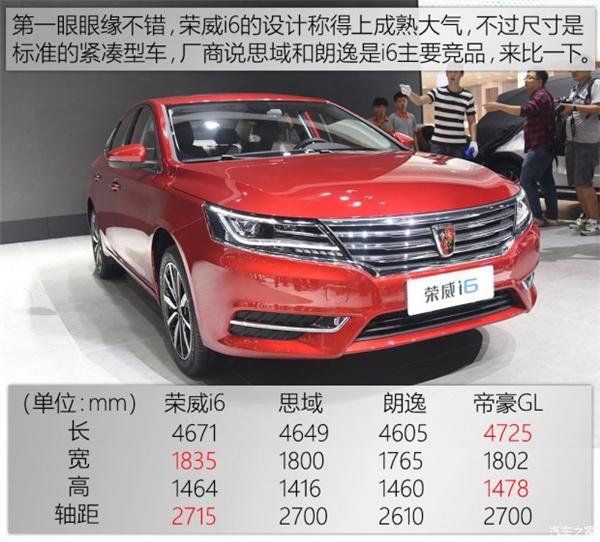 新车上市，新车上市，荣威i6