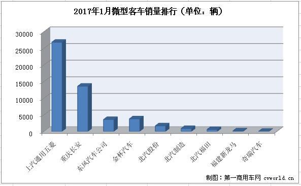 1月微客市场仅9家企业实现销售