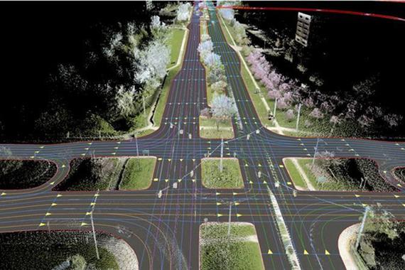 前瞻技术，高清地图,自动驾驶技术