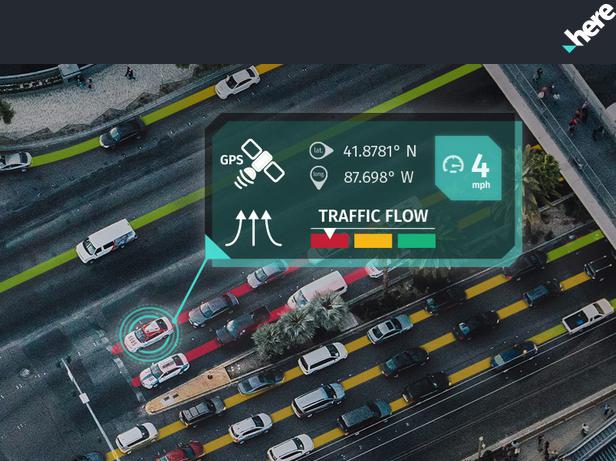 HERE推出新版实时交通服务 助力ADAS及自动驾驶