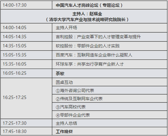 2017中国汽车人才研究会理事会年会暨中国汽车人才高峰论坛全新启航