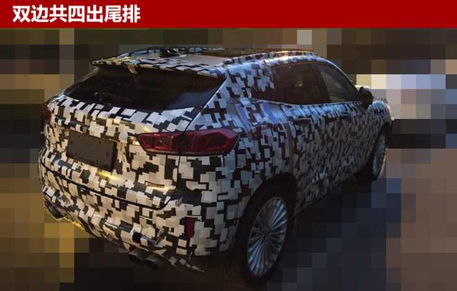 WEY插电混动SUV,插电混动SUV谍照