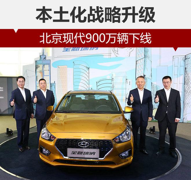 北京现代，北京现代本土化战略,北京现代900万辆