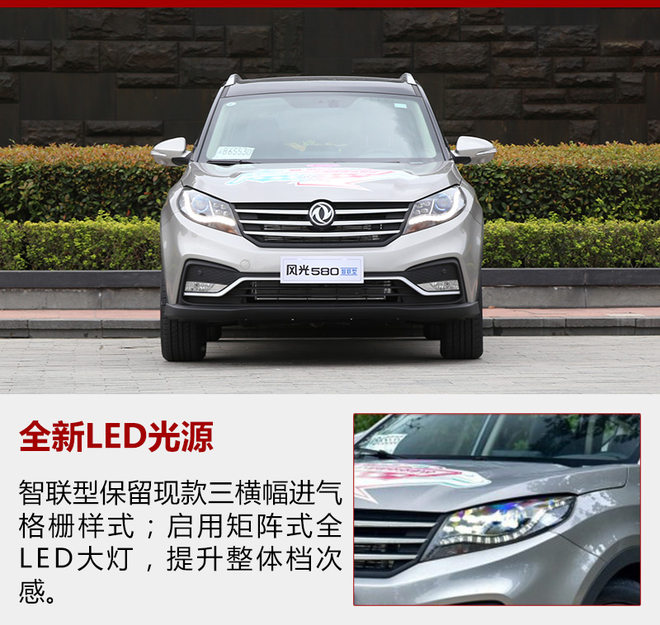 新车，东风乘用车，风光580智联型,东风风光580，东风汽车