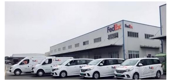 联邦快递纯电动车