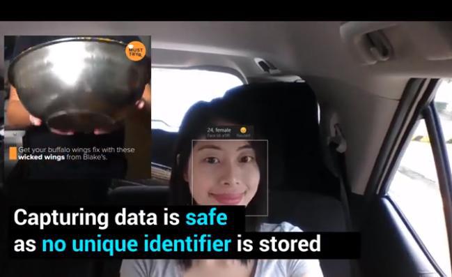 AdMov利用面部识别及AI技术 为用户推出车载广告方案