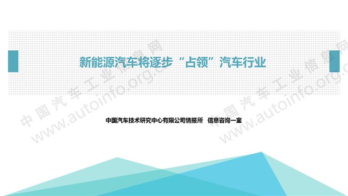 新能源汽车将逐步“占领”汽车行业