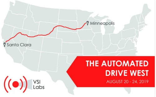 一路向西2000英里 VSI Labs将开启自动驾驶之旅