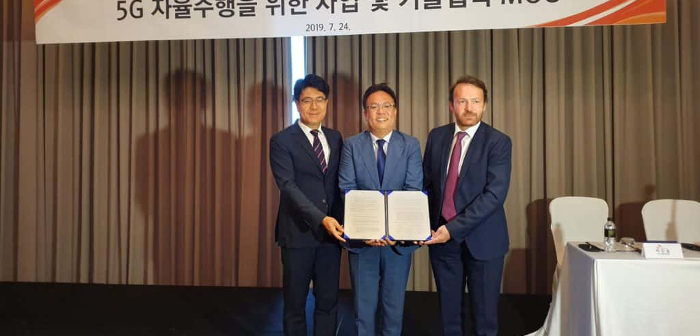 Navya合作SK电讯与ESMO 利用5G蜂窝网络研发自动驾驶技术