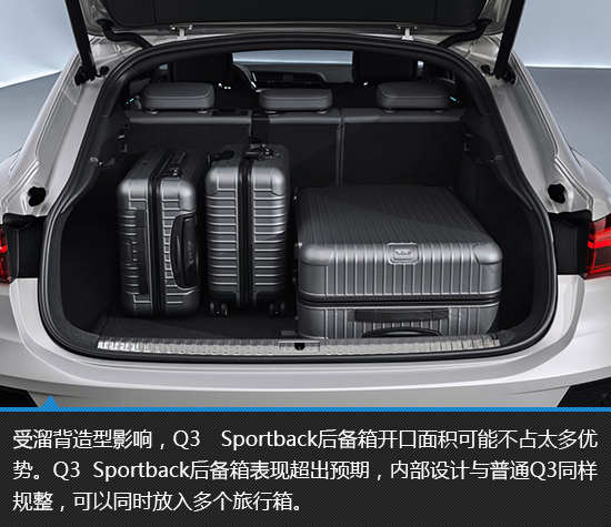 激进实力派 奥迪Q3 Sportback新车图解