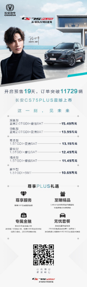 售价10.69万—15.49万,CS75 PLUS成都车展上市