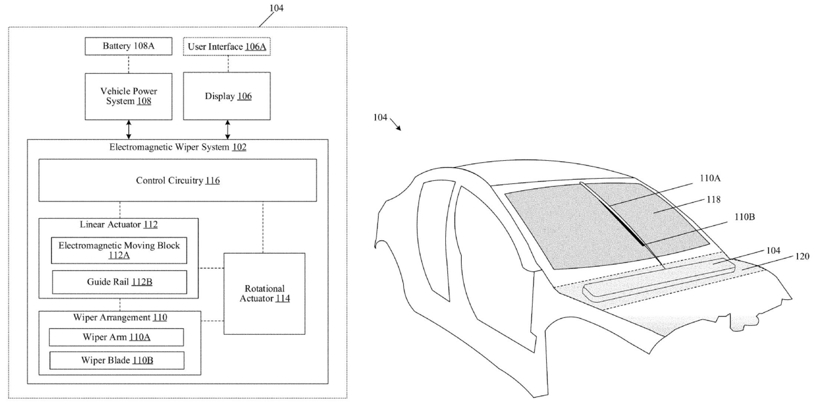 特斯拉新专利：保证挡风玻璃干干净净 推电磁雨刮器系统