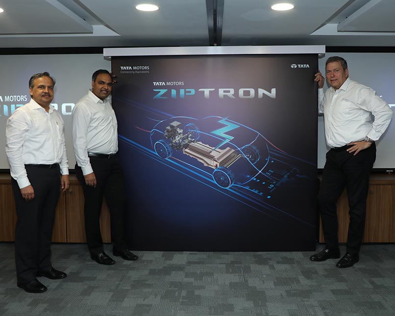 顺应电气化 塔塔汽车推出尖端电动汽车技术ZIPTRON
