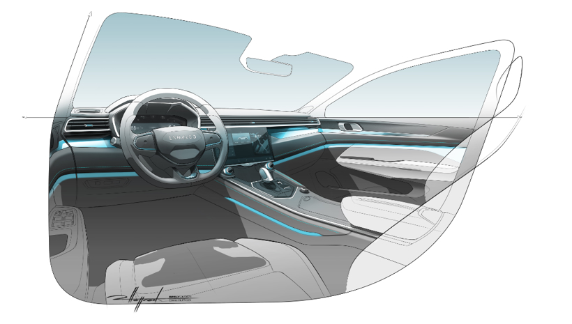 领克05采用全新内饰设计语言 高级感再升级