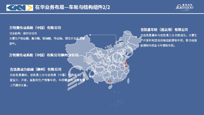 吉凯恩2020在华生产研发布局 | 盖世整理