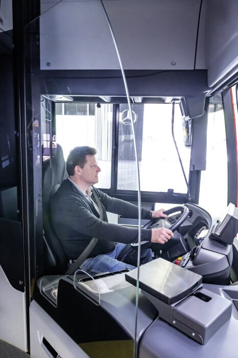 黑科技,前瞻技术,奔驰司机防护门,奔驰Citaro,奔驰分隔窗格 黑科技,前瞻技术,奔驰司机防护门,奔驰Citaro,奔驰分隔窗格
