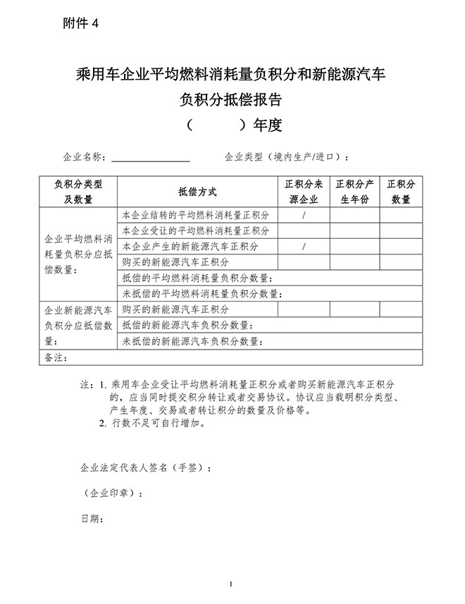 “双积分”政策修订版正式发布