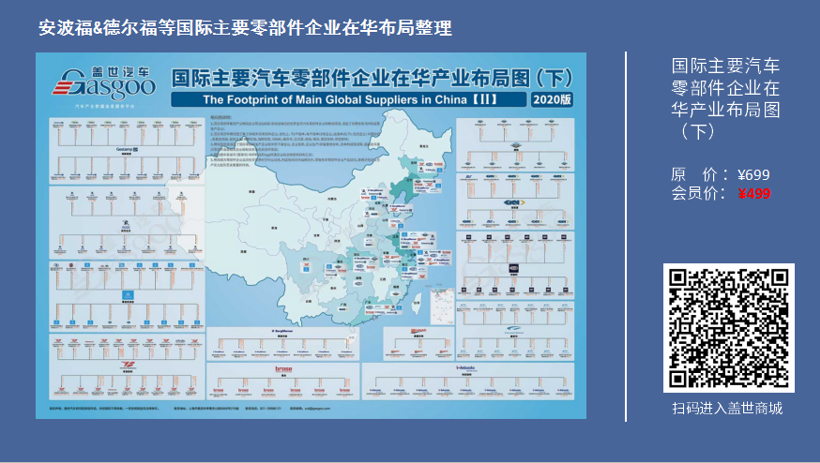 安波福&德尔福2020在华生产研发布局 | 盖世整理